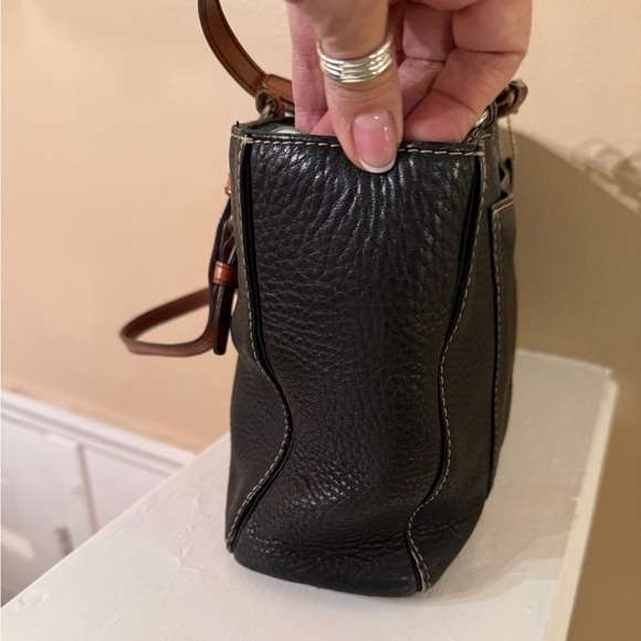 COACH CHELSEA Vintage (F10892) Pebbled Leather Tote Bag Black EUC - Picture 7 of 16